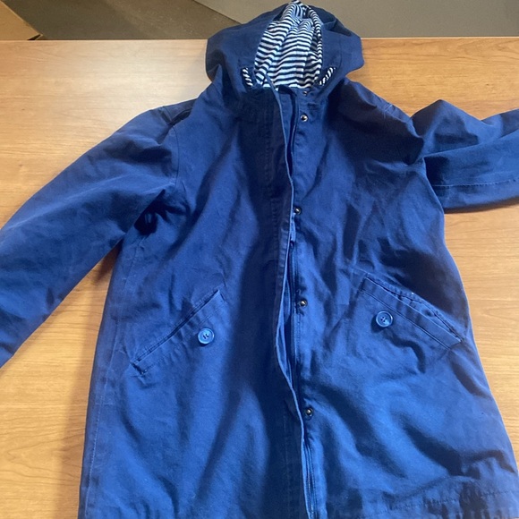 Dark blue mountain warehouse rain coat - Picture 3 of 3